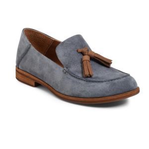 Kork-Ease Blue Tinga Suede Tassel Loafers 6.5